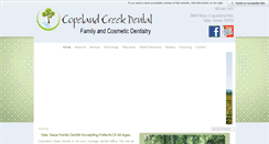 Desktop Screenshot of copelandcreekdental.com